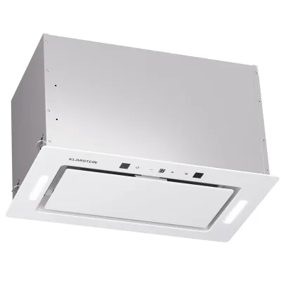 Hektor Eco Lüfterbaustein 52 cm 446 m³/h Touch Glas Weiß