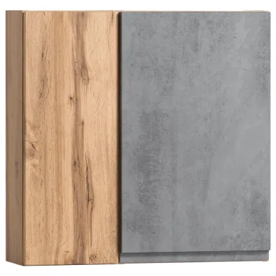 Held Hängeschrank Hellgrau, Eiche Wotan 65x64x20 cm
