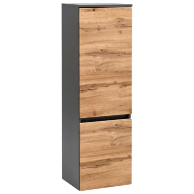 Held Midischrank Held Möbel Kopenhagen Grau, Eiche 40x130x35 cm