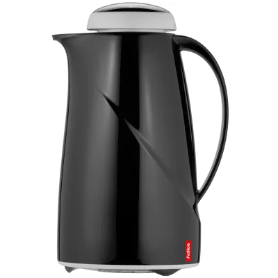 Helios Isolierkanne Wave 1,0 l, schwarz