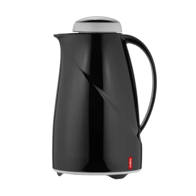 Helios Isolierkanne Wave 1,5 l, schwarz