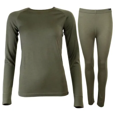 Helios Merino One Skiunterwäsche-Set, Damen, grün