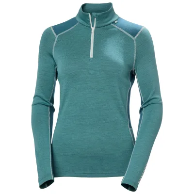 Helly Hansen Lifa Merino Midweight 1/2-Reißverschluss, Damen, Grün