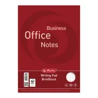 Herlitz Briefblock Business Office Notes DIN A4 4fach Lochung