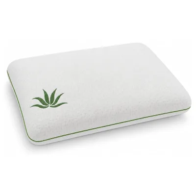 hERZtal Aloe Vera Kissen Memory-Schaum 80x40x15 cm