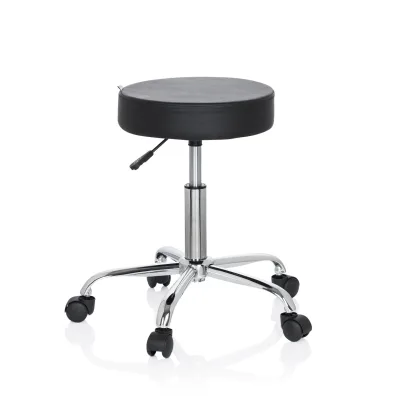 hjh OFFICE Drehhocker OPERATOR II Kunstleder ohne Armlehnen