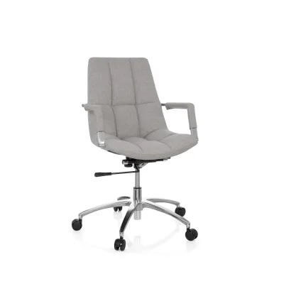 Mid.you Drehstuhl Grau, Silber 58x102x60 cm