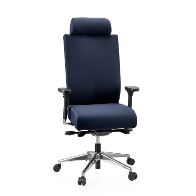 hjh OFFICE Profi Bürostuhl PRO-TEC XXL Stoff mit Armlehnen (höhenverstellbar)