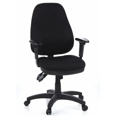 hjh OFFICE Profi Bürostuhl ZENIT PRO Stoff mit Armlehnen (höhenverstellbar)