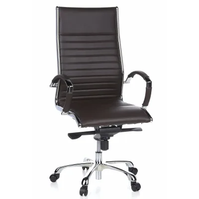 hjh OFFICE Profi Chefsessel PARMA 20 Leder mit Armlehnen