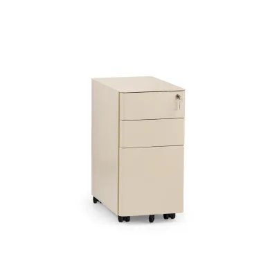 hjh OFFICE Rollcontainer COLOR I Stahl