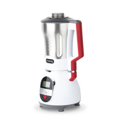 H.Koenig MXC36 Suppenzubereiter / Mixer / Ice-Crusher / Koch- und Mixfunktion / bis 1,7 L / bis 900 W / Edelstahlgehäuse / weiß