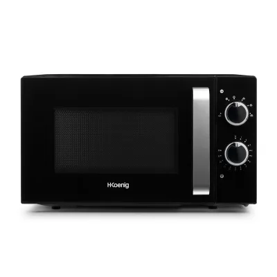 H.Koenig VIO8 Mikrowelle / 20L /  Compact Design / Leistungsstark / 700 W / Drehteller 24,5cm / 5 Heizstufen und  Auftaufunktion / Timer bis 30 min