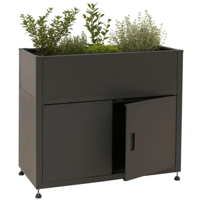 MCW Hochbeet Anthrazit 101x91x51 cm