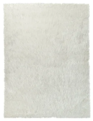 Hochflor-teppich Glamorous weiß 80x150 cm