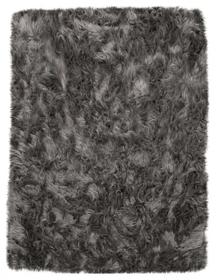 Hochflor-teppich Playara anthrazit 60x100 cm