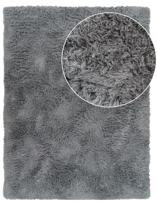 Hochflor-teppich Silvana grau 200x280 cm