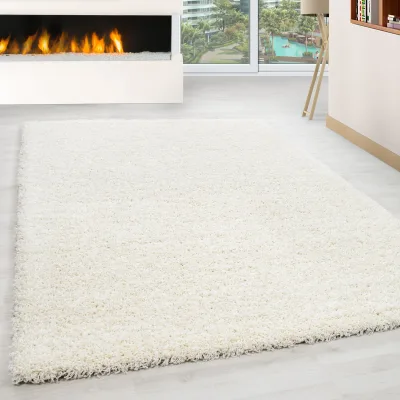 Hochflorteppich RHEIN, einfarbig, Creme, 240 x 340 cm