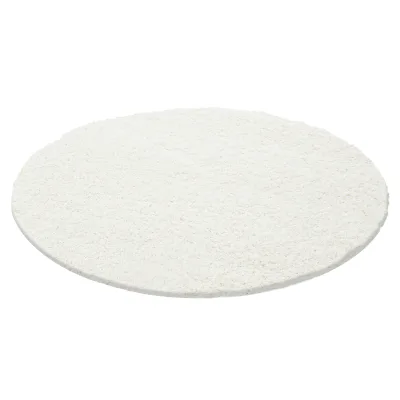Hochflorteppich RHEIN, einfarbig, Creme, Ø 200 cm