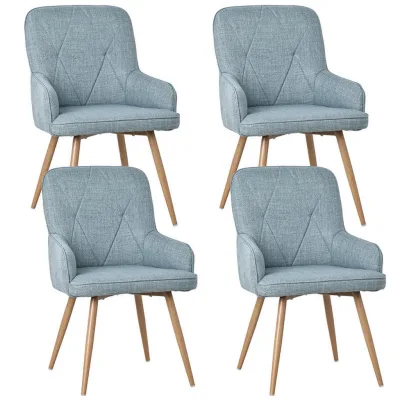 Homavo Armlehnstuhl-Set Mintgrün 57x87x62 cm