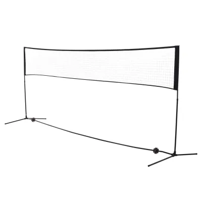 Homcom Badmintonnetz, Schwarz 103x400 cm