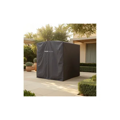 HOME DELUXE Abdeckung für Sonnenliege CAPE LYON - 208 x 188 cm Schwarz