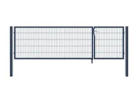 Home Deluxe Doppelflügel Gartentor ADITUS anthrazit 140 x 350 cm