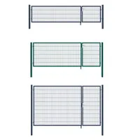 Home Deluxe Doppelflügel Gartentor ADITUS anthrazit - 200 x 350 cm