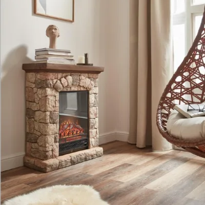 HOME DELUXE Elektrokamin CALOR - Mit Flammeneffekt