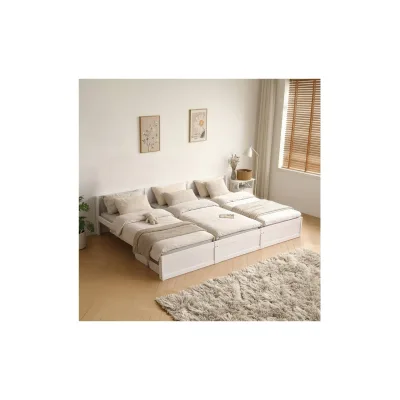 HOME DELUXE Familienbett DILAR Weiß – 270 x 200 cm