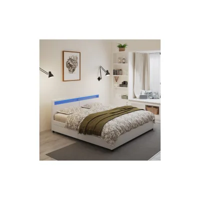 HOME DELUXE Familienbett mit Schubladen NUBE - 270 x 200 cm ohne Matratze Weiß