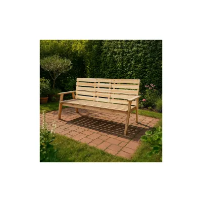 HOME DELUXE Gartenbank REYA – 2-Sitzer aus Holz
