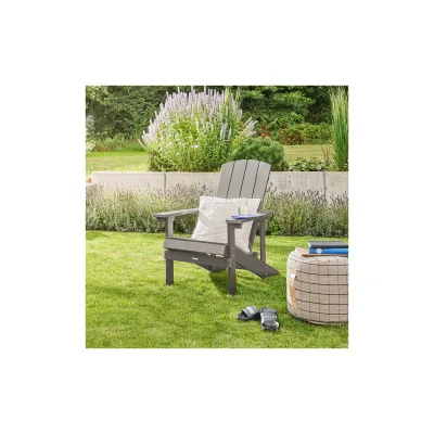 HOME DELUXE Gartenstuhl FAREA – Grau