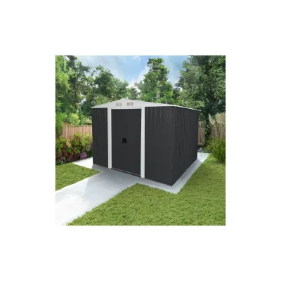HOME DELUXE Geräteschuppen aus verzinktem Stahl BOHIO XL - 258 x 206 cm