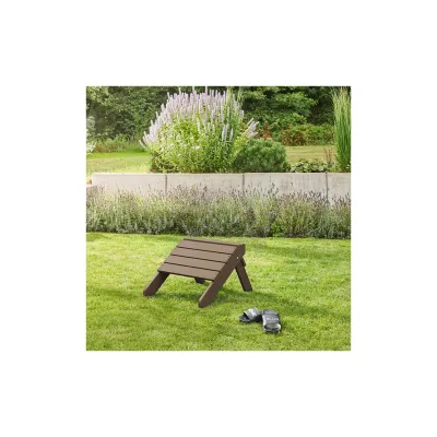 HOME DELUXE Hocker FAREA – Schwarz - Braun