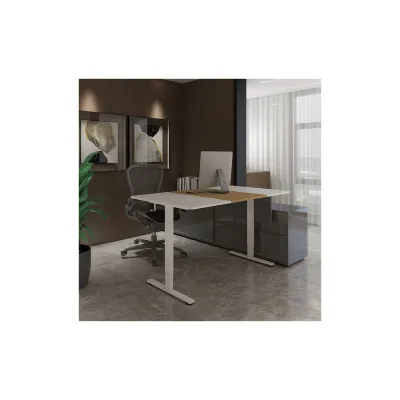 Home Deluxe Höhenverstellbarer Weiß 120x70x60 cm