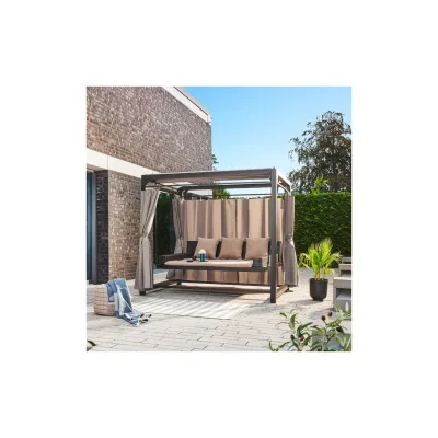 HOME DELUXE Kissenset + Matratze für Pavillon PROVENCE