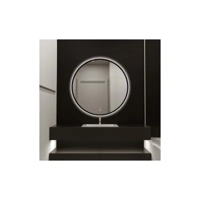 HOME DELUXE LED-Spiegel Rund DUBI - 100 cm