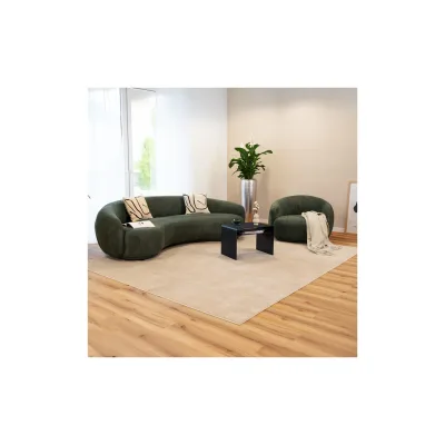 HOME DELUXE Lounge Set CASARA - Webstoff Dunkelgrün