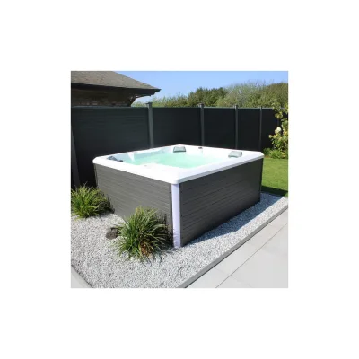 HOME DELUXE Outdoor Whirlpool STREAM BIG PURE - 207 x 207 cm für 5 Personen