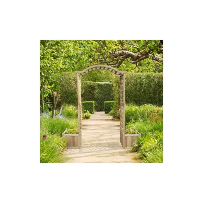 HOME DELUXE Rosenbogen aus Holz ARCO - 183 x 200 cm
