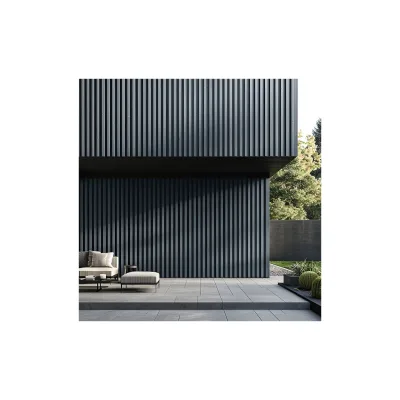 HOME DELUXE WPC Fassadenverkleidung DUVAR - 2m² Hellgrau