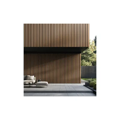 HOME DELUXE WPC Fassadenverkleidung DUVAR - 2m² Teak