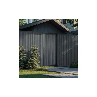 HOME DELUXE WPC Gartentor CALLATOR PREMIUM Vertikale Paneele - 90 x 180 cm