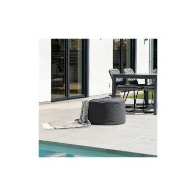 HOME DELUXE XXL Outdoor Sitzsack CLOUD Hocker - Anthrazit