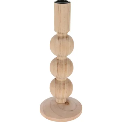 Home Styling Collection Kerzenständer Beige 9.5x23.3x9.5 cm