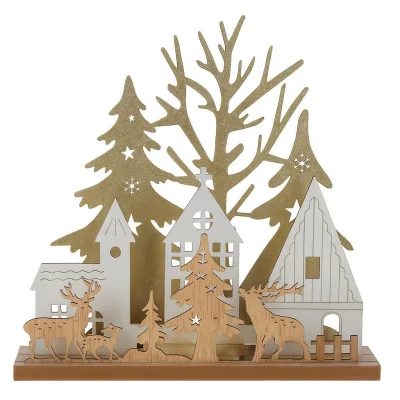 Home Styling Collection Led-Tischlampe Beige 4.5x20x19 cm