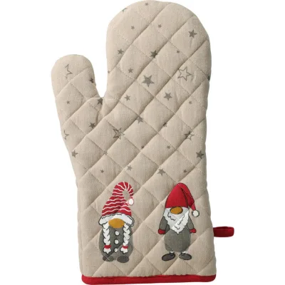 Home Styling Collection Ofenhandschuh Beige 18x31 cm