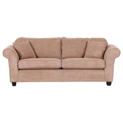 home24 3-Sitzer-Sofa Altrosa 215x70x90 cm