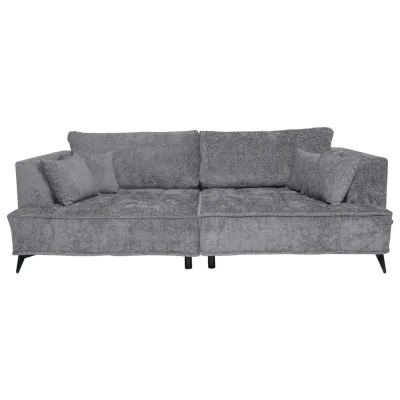 home24 Bigsofa Dunkelgrau 250x90x120 cm